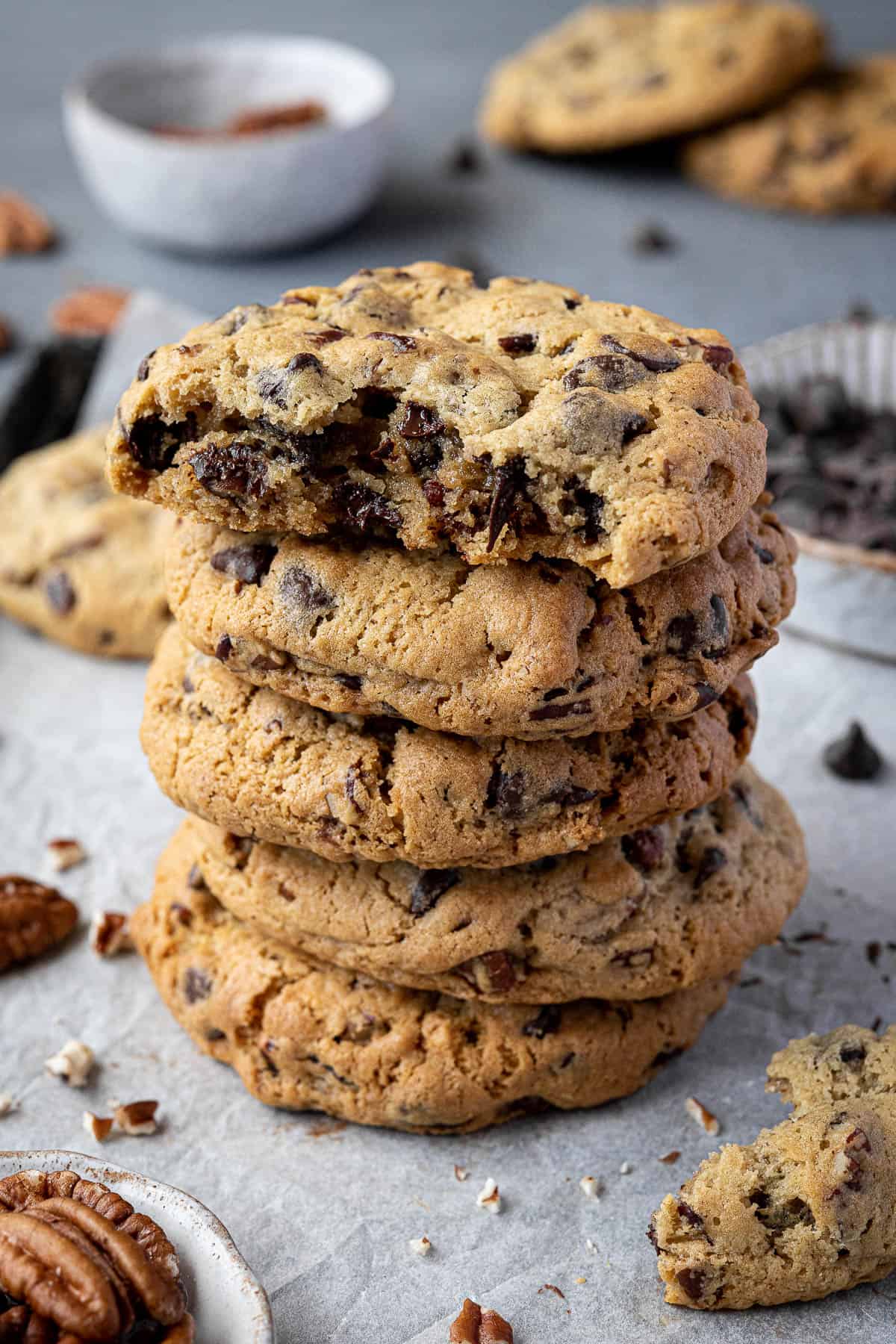 Pecan & Chocolate Chip Cookies