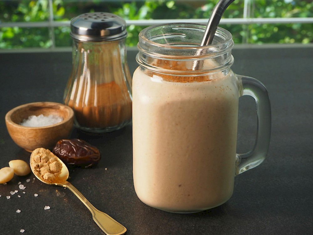 chcolate salted caramel smoothie