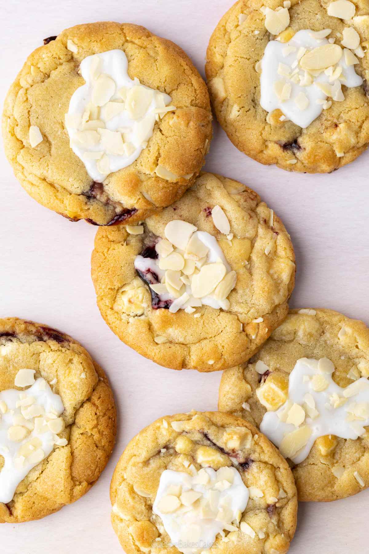 Wild Strawberry Bakewell Cookies